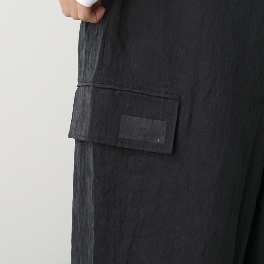 Y-3 ワイスリー カーゴパンツ WIDE CRGO PANTS IL2057 メンズ ワイドパンツ クリンクル加工 BLACK｜s-musee｜05