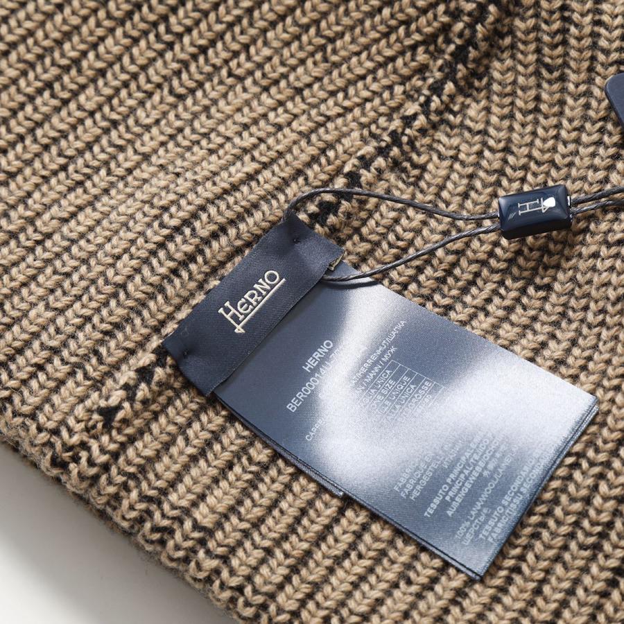 HERNO（ヘルノ） ニット帽 BER00014U 70138 メンズ ビーニー ウール