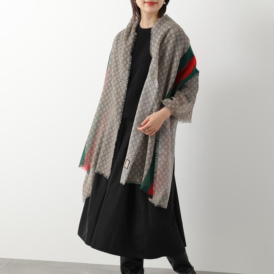 GUCCI（グッチ） ストール 600950 4G200 レディース フリンジ ウール