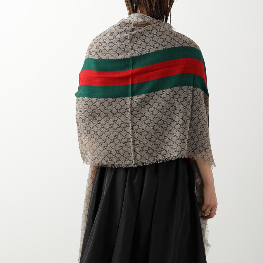 GUCCI（グッチ） ストール 600950 4G200 レディース フリンジ ウール