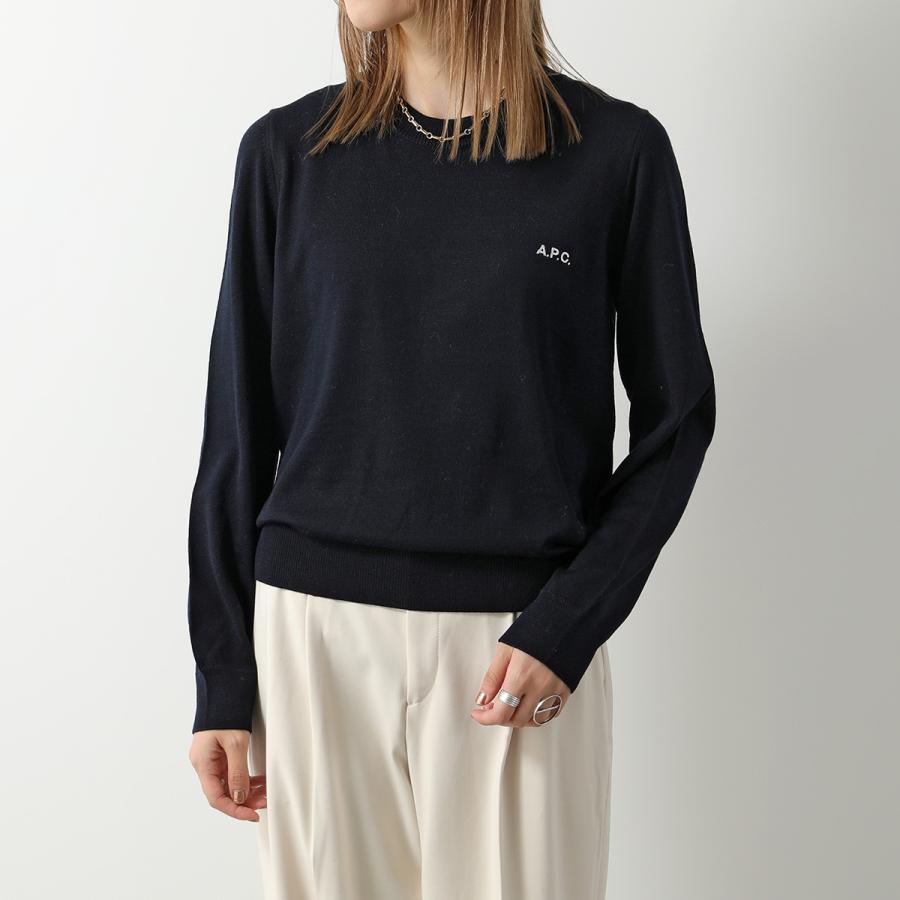 ゴルフ A.P.C. アーペーセー レディース トップス セーター（ブラック） A.P.C.（アーペーセー） APC A.P.C. セーター pull virginie WOAOC