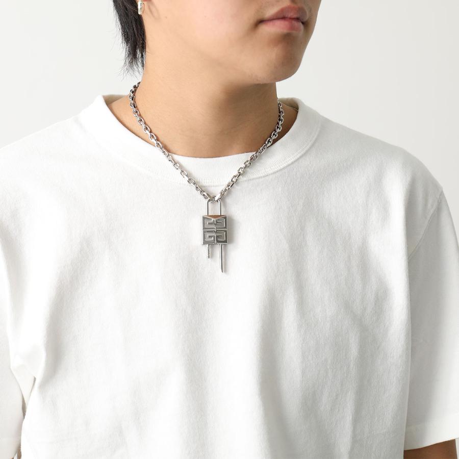 GIVENCHY ジバンシィ ネックレス LOCK ロック BF00GZF003 メンズ ペンダント アクセサリー 4G 040/SILVERY｜s-musee｜03