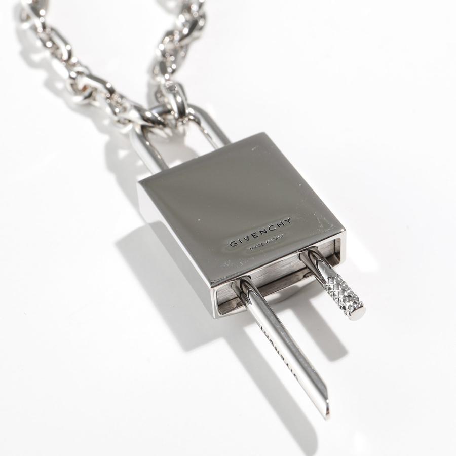 GIVENCHY ジバンシィ ネックレス LOCK ロック BF00GZF003 メンズ ペンダント アクセサリー 4G 040/SILVERY｜s-musee｜06