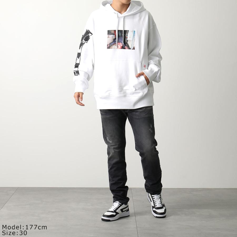 DIESEL ジョグジーンズ KROOLEY ホワイトストレッチデニム 着用少 DIESEL（ディーゼル） ジョグジーンズ D-KROOLEY JOGG A09721 068FP