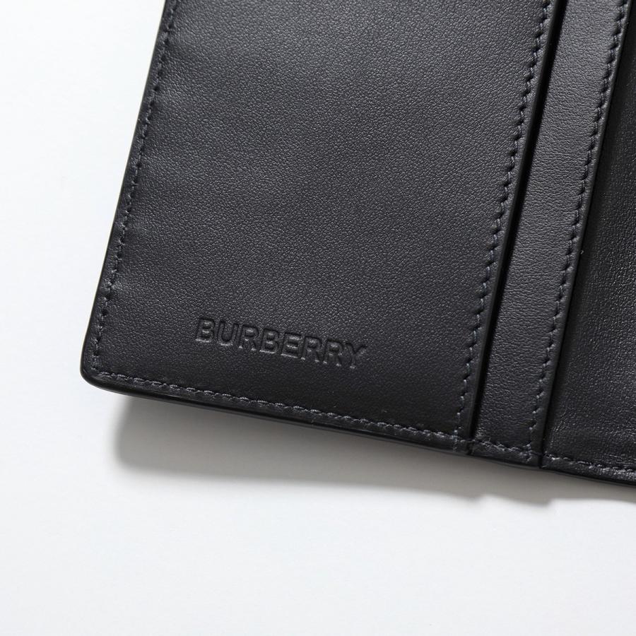 BURBERRY バーバリー 二つ折り長財布 MS CAVENDISH BRT 8070199 メンズ 小銭入れあり ロンドンチェック ロゴ A1208/CHARCOALの画像
