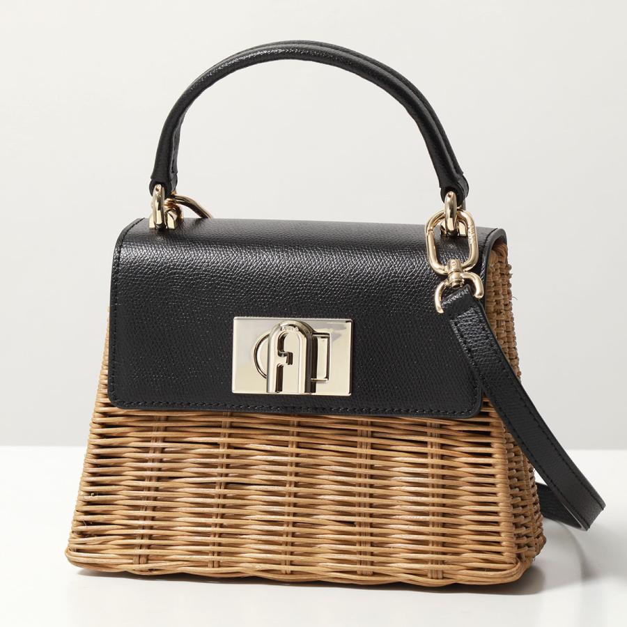 Furla フルラ ショルダーバッグ FURLA 1927 MINI TOP HANDOLE ミニ トップハンドル WB00991 BX1912 レディース かごバッグ ラタン×レザー 鞄 カラー4色｜s-musee｜12