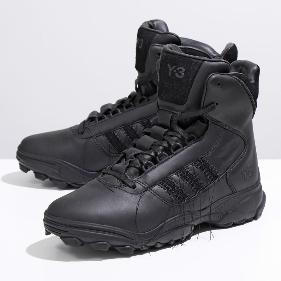 Y's ワイズ レザーシューズ スニーカー ワイズ Y's (6) 革靴 レザースニーカー レースアップシューズ 黒