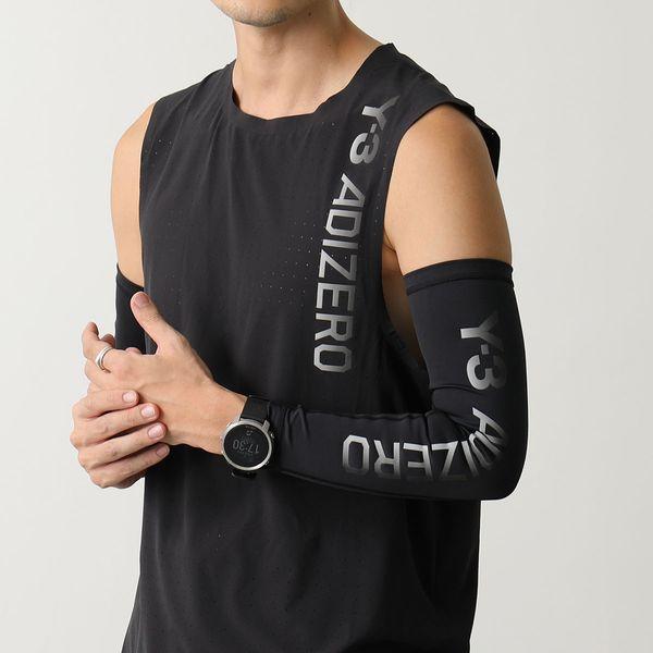 ✨美品✨ワイスリーY3 黒 ADIZERO ブラック アームカバー　tk002 Y-3 ワイスリー アームカバー ARM SLEEVE IP1979 メンズ アーム