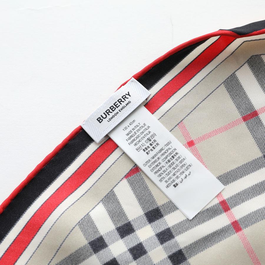 BURBERRY バーバリー スカーフ SS LOSANGE 8072100 8072132 8063809 メンズ ダイアモンドシェイプ シルク ロゴ チェック カラー3色｜s-musee｜12