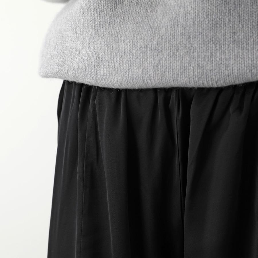 BASERANGE（ベースレンジ） サテンパンツ CRAVAT PANTS クラバット