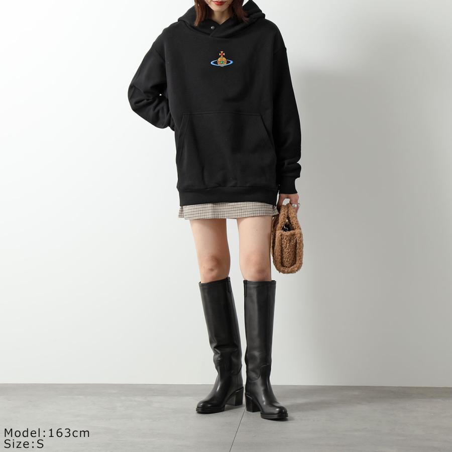 美品Vivienne Westwood ブラック フード付きスウェット Vivienne Westwood（ヴィヴィアンウエストウッド） パーカー Cropped