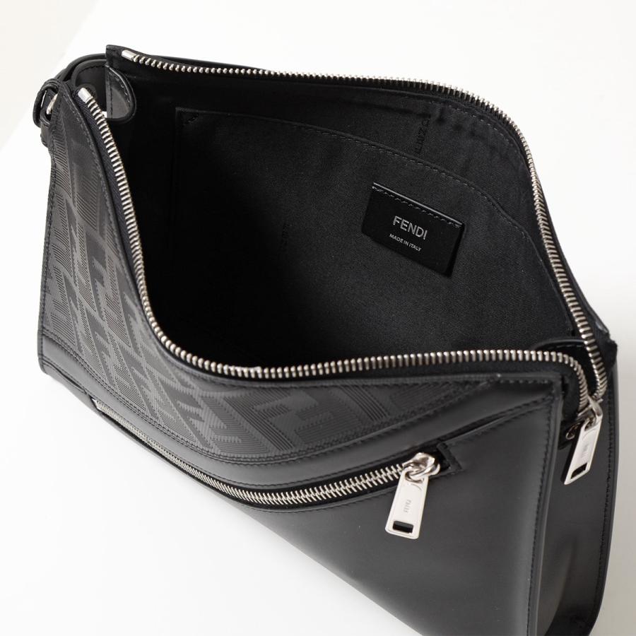 Fendi FFロゴ クラッチバッグ 楽天市場】フェンディ FENDI メンズ 小物 鞄 ポーチ型 ロゴ ユニ
