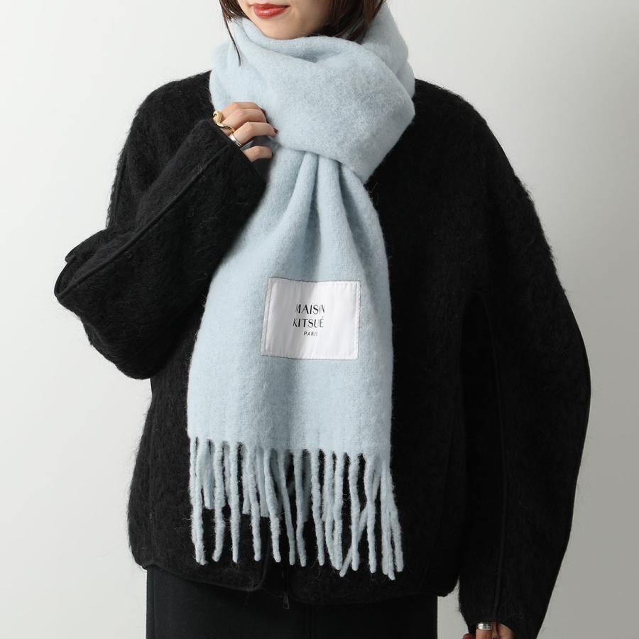 MAISON KITSUNE メゾンキツネ マフラー BABY ALPACA PLAIN SCARF  