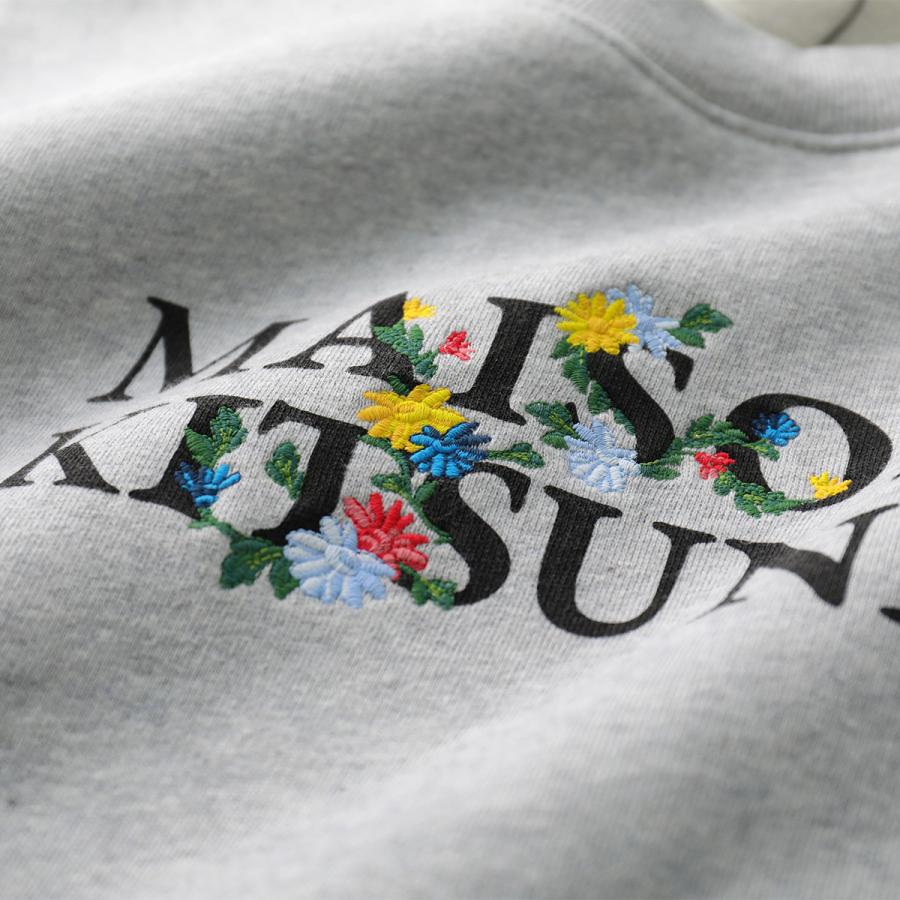 MAISON KITSUNE（メゾン キツネ） トレーナー FLOWERS COMFORT
