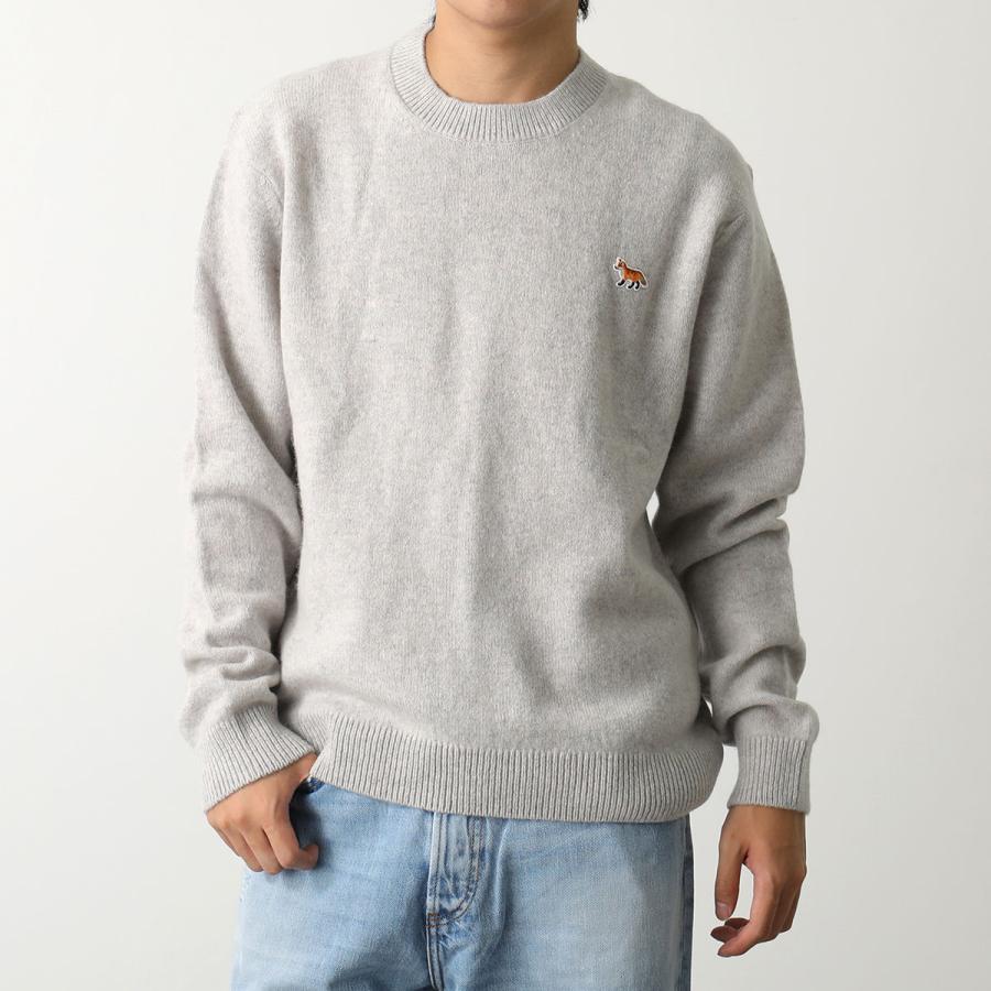 MAISON KITSUNE メゾンキツネ セーター BABY FOX PATCH REGULAR JUMPER ベイビー フォックス パッチ  レギュラー ジャンパー LM00813KT1006