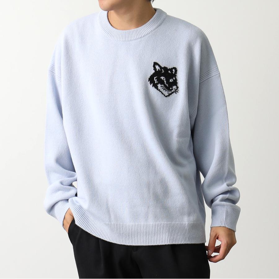 MAISON KITSUNE メゾンキツネ セーター FOX HEAD INTARSIA MAISON KITSUNE メゾンキツネ セーター FOX HEAD INTARSIA