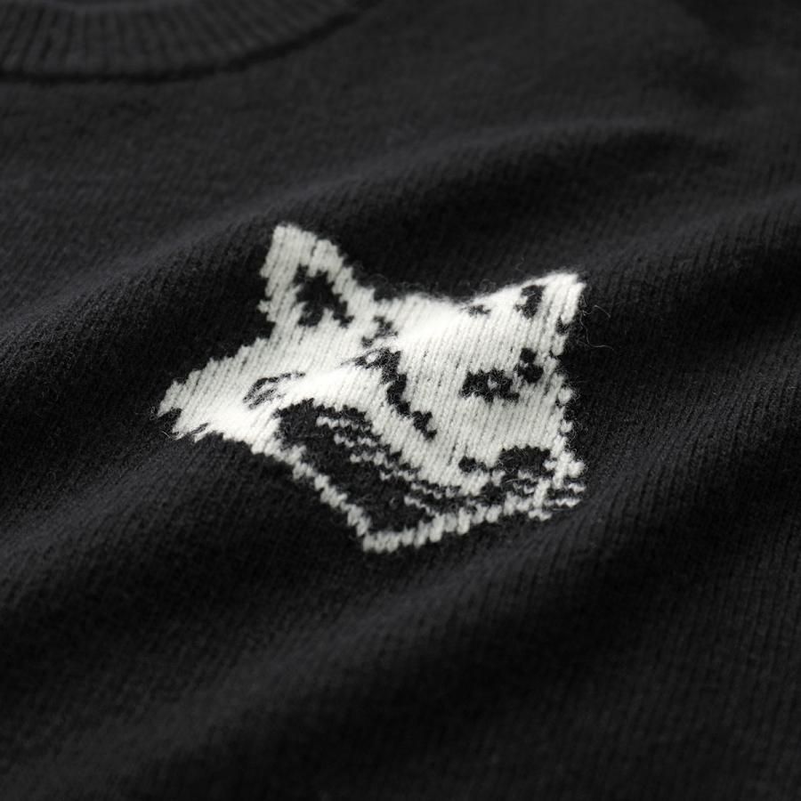 MAISON KITSUNE メゾンキツネ セーター FOX HEAD INTARSIA MAISON KITSUNE メゾンキツネ セーター FOX HEAD INTARSIA