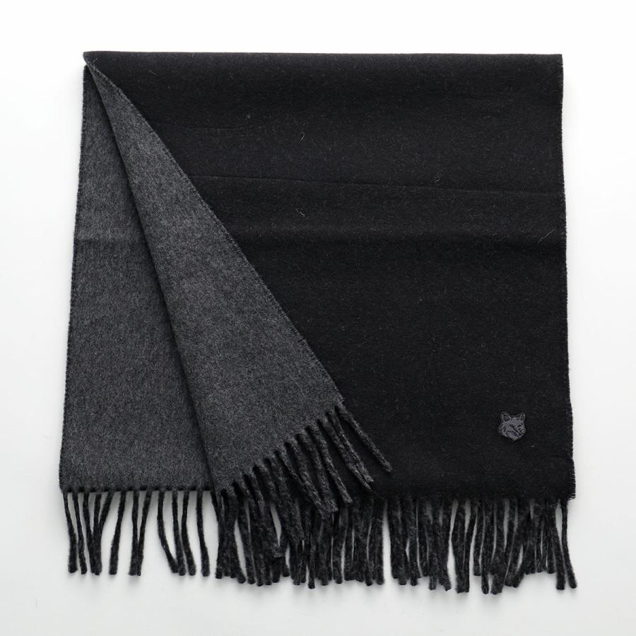 MAISON KITSUNE メゾンキツネ マフラー FOX HEAD PATCH SCARF MAISON KITSUNE メゾンキツネ マフラー FOX HEAD PATCH SCARF