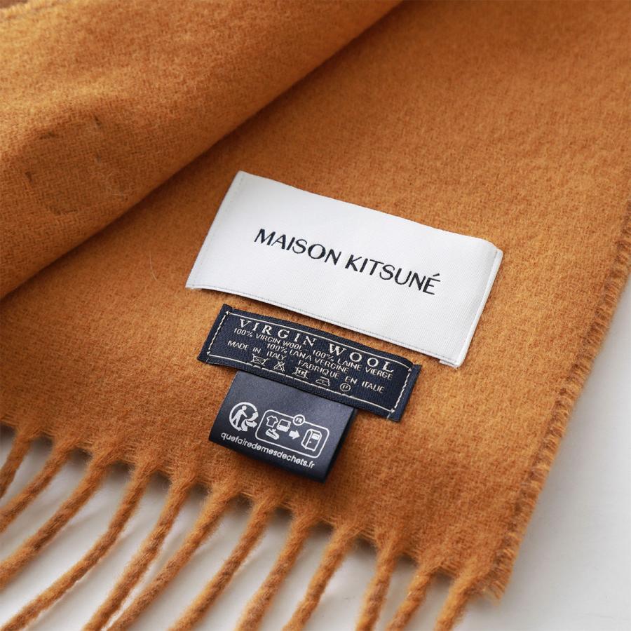 MAISON KITSUNE メゾンキツネ マフラー FOX HEAD PATCH SCARF MAISON KITSUNE メゾンキツネ マフラー FOX HEAD PATCH SCARF