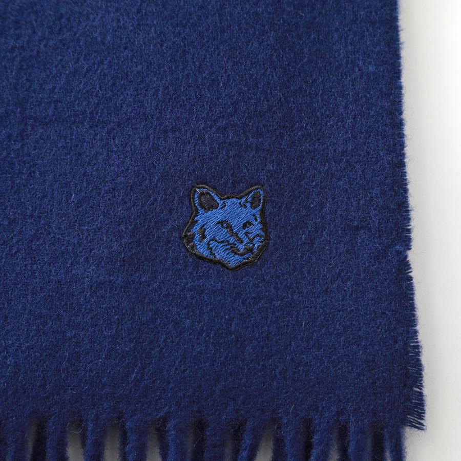 MAISON KITSUNE メゾンキツネ マフラー FOX HEAD PATCH SCARF MAISON KITSUNE メゾンキツネ マフラー FOX HEAD PATCH SCARF