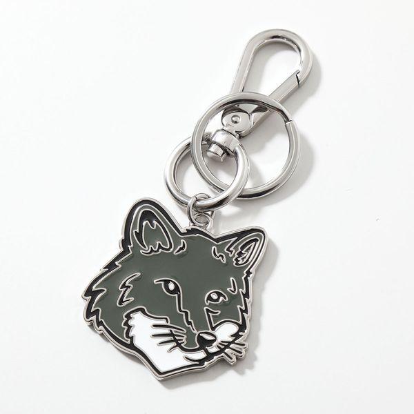 MAISON KITSUNE（メゾン キツネ） キーリング FOX HEAD METAL KEYRING