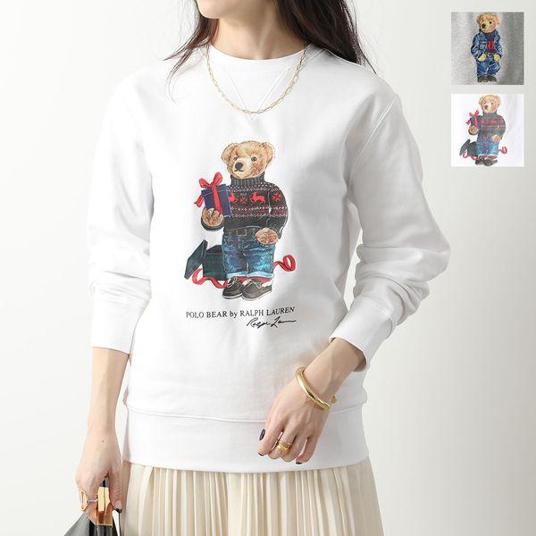 ポロ ラルフローレン ポロベア スウェットシャツ レディース XS ホワイト POLO RALPH LAUREN（ポロ・ラルフローレン） ポロ ラルフローレン