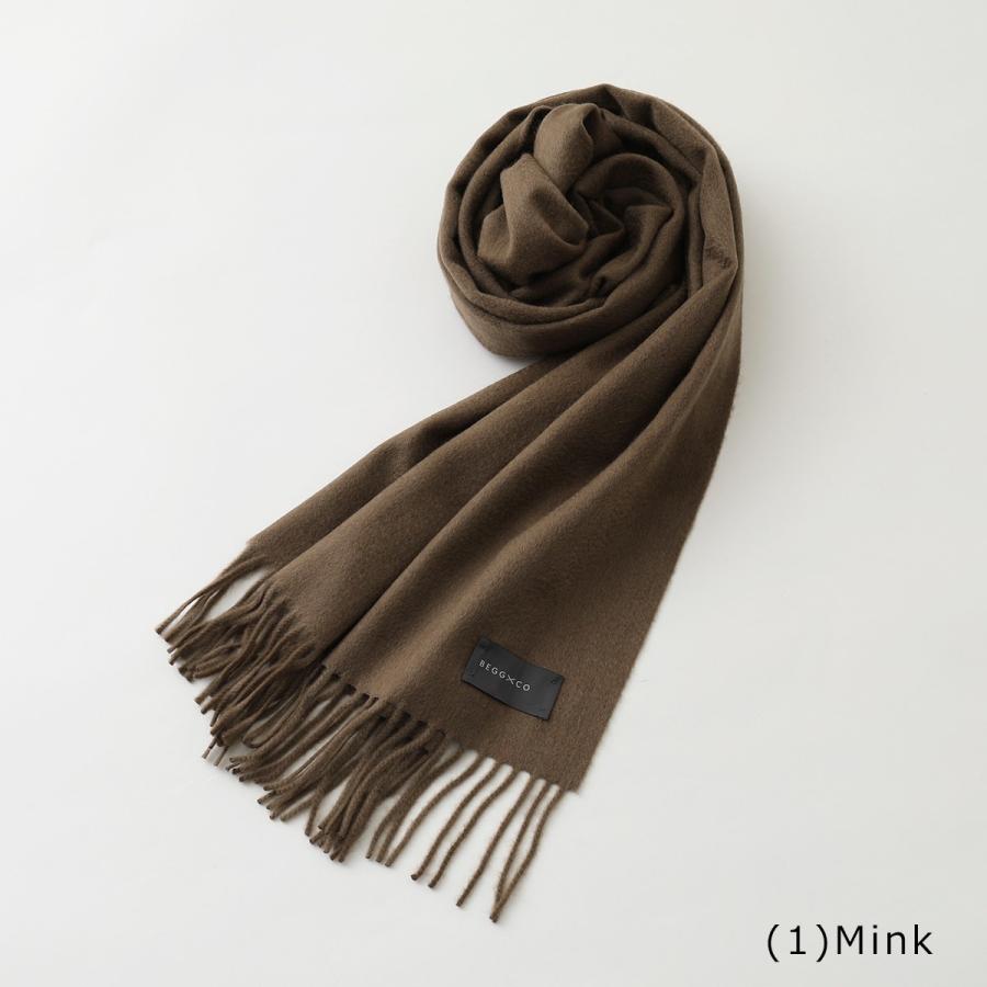 Begg & Co BEGG&CO ベグアンドコー マフラー ARRAN PLAIN DARK Begg & Co BEGG&CO ベグアンドコー マフラー ARRAN PLAIN DARK
