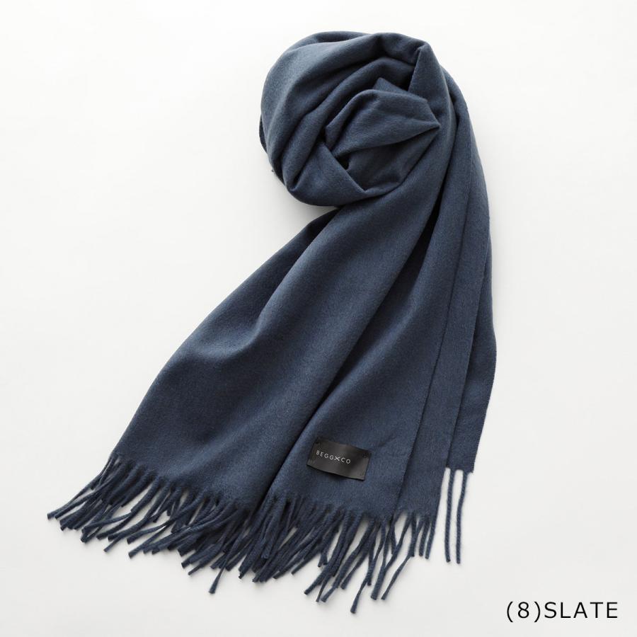 Begg & Co BEGG&CO ベグアンドコー マフラー Arran Plain Dark Begg & Co BEGG&CO ベグアンドコー マフラー Arran Plain Dark