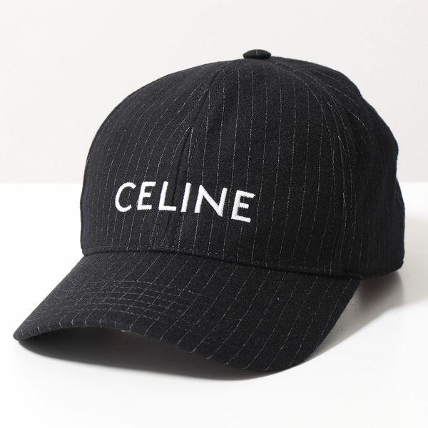 CELINE（セリーヌ） キャップ 2AUS9495R.38CE メンズ ストライプ 刺繍