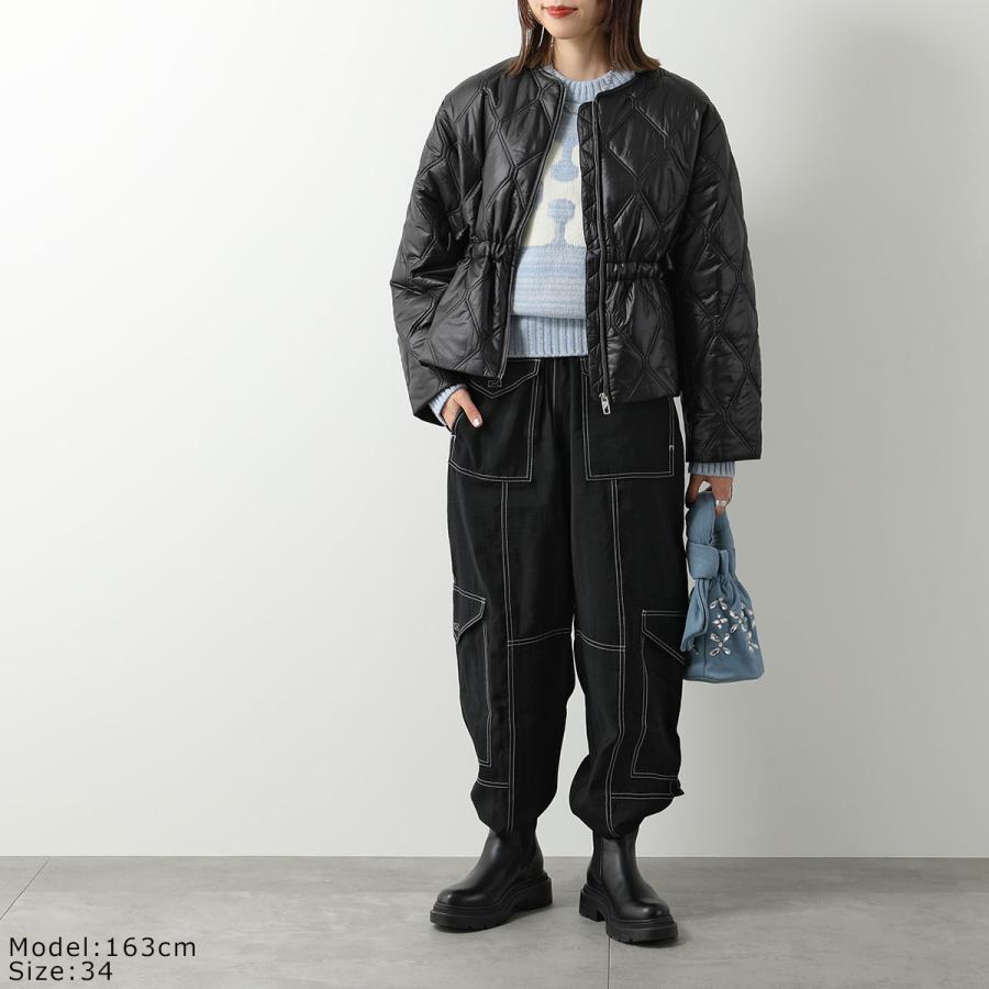 GANNI ガニー キルティングジャケット Shiny Quilt Jacket F8063 GANNI ガニー キルティングジャケット Shiny Quilt Jacket F8063