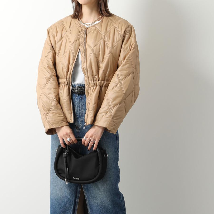GANNI ガニー キルティングジャケット Shiny Quilt Jacket F8063 GANNI ガニー キルティングジャケット Shiny Quilt Jacket F8063