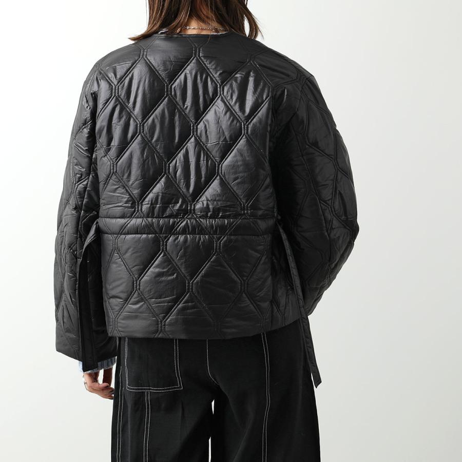 GANNI ガニー キルティングジャケット Shiny Quilt Jacket F8063 GANNI ガニー キルティングジャケット Shiny Quilt Jacket F8063