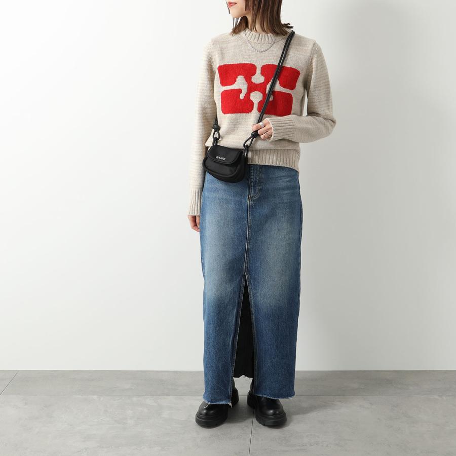 GANNI（ガニー） ショルダーバッグ Knot Mini Flap Over A4903 A5069 