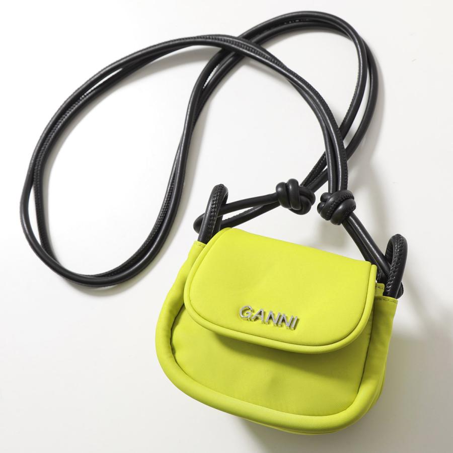 GANNI ガニー ショルダーバッグ Knot Mini Flap Over A4903