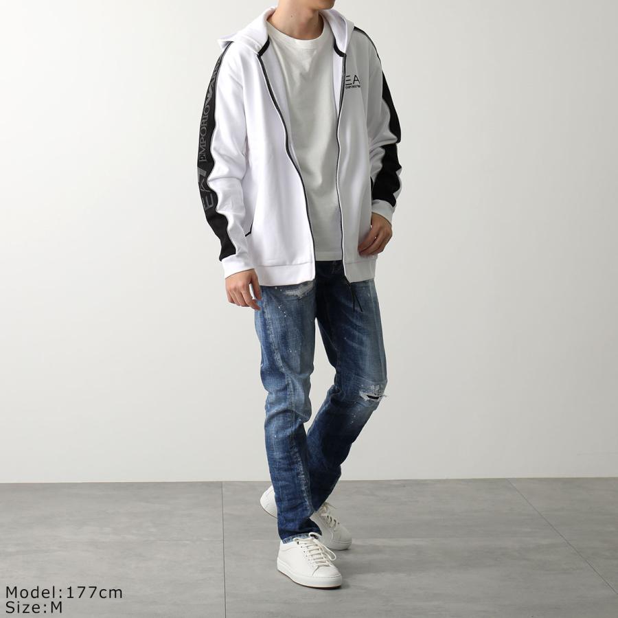 EA7 スウェット ジップアップパーカー メンズ M EMPORIO ARMANI エンポリオ アルマーニ EA7 パーカー ジップアップ