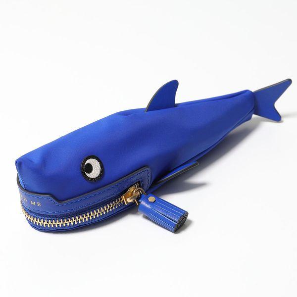 【ANYA HINDMARCH アニヤハインドマーチ サメペンケース】 ANYA HINDMARCH（アニヤ・ハインドマーチ） ポーチ Pens Shark 182850