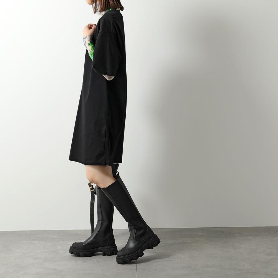 GANNI ガニー ロングブーツ High Chelsea Boot Black Stitch S1922 4682 レディース レザー サイドゴア 靴 99/Black｜s-musee｜04