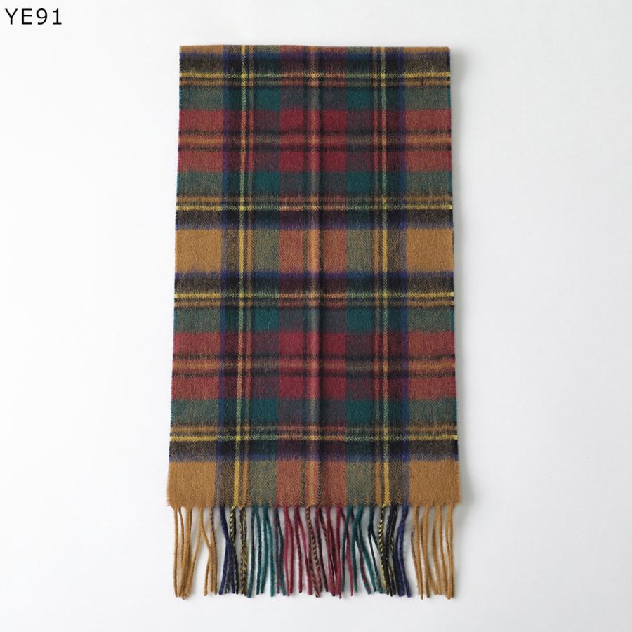 Barbour マフラー　100%カシミア Barbour（バブアー） カシミヤ マフラー Tartan Cashmere Scarf