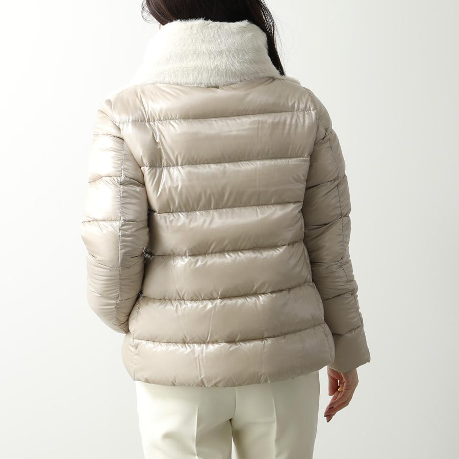 美品★ヘルノ　ハイカラー　ダウンジャケット　レディース　アイボリー系　42 HERNO（ヘルノ） ダウンジャケット PI001739D 12017 レディース