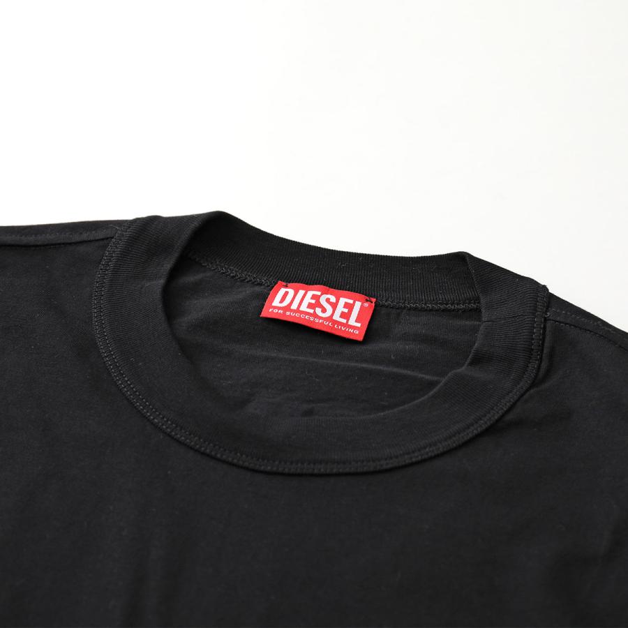 DIESEL ディーゼル Tシャツ T-CRANE-LS-POFF MAGLIETTA A11259 0JYYF
