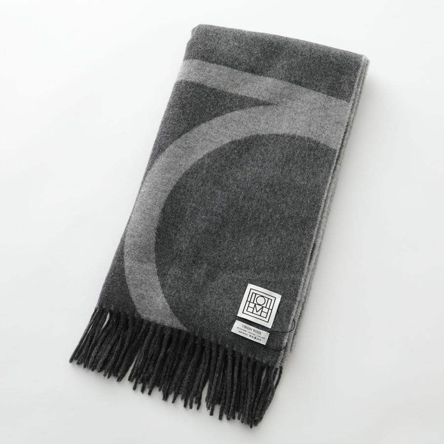 TOTEME Toteme トーテム マフラー MONOGRAM JACQUARD WOOL SCARF TOTEME Toteme トーテム マフラー MONOGRAM JACQUARD WOOL SCARF
