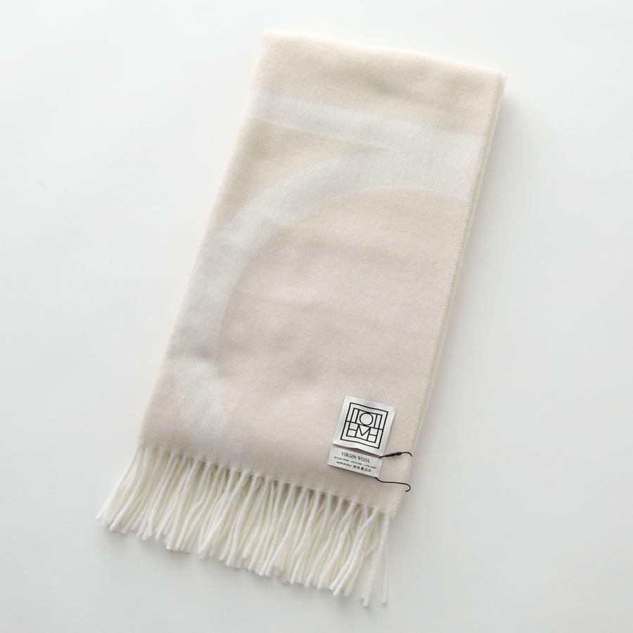 TOTEME Toteme トーテム マフラー MONOGRAM JACQUARD WOOL SCARF TOTEME Toteme トーテム マフラー MONOGRAM JACQUARD WOOL SCARF