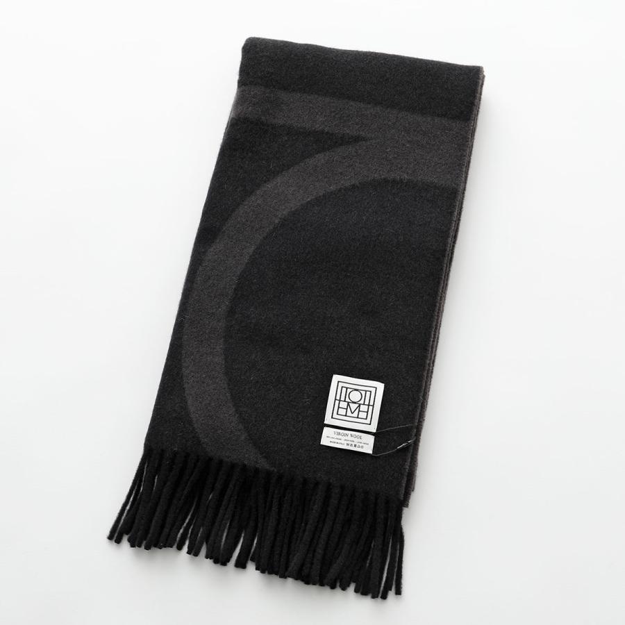 TOTEME Toteme トーテム マフラー MONOGRAM JACQUARD WOOL SCARF TOTEME Toteme トーテム マフラー MONOGRAM JACQUARD WOOL SCARF