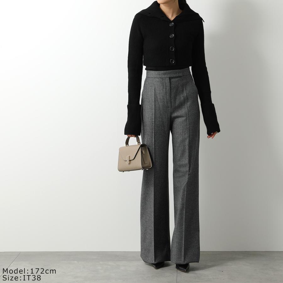 MARA MARA グレー ワイド パンツスーツ シルク混 ベルテット スーツ MARA MARA グレー ワイド パンツスーツ シルク混 ベルテット