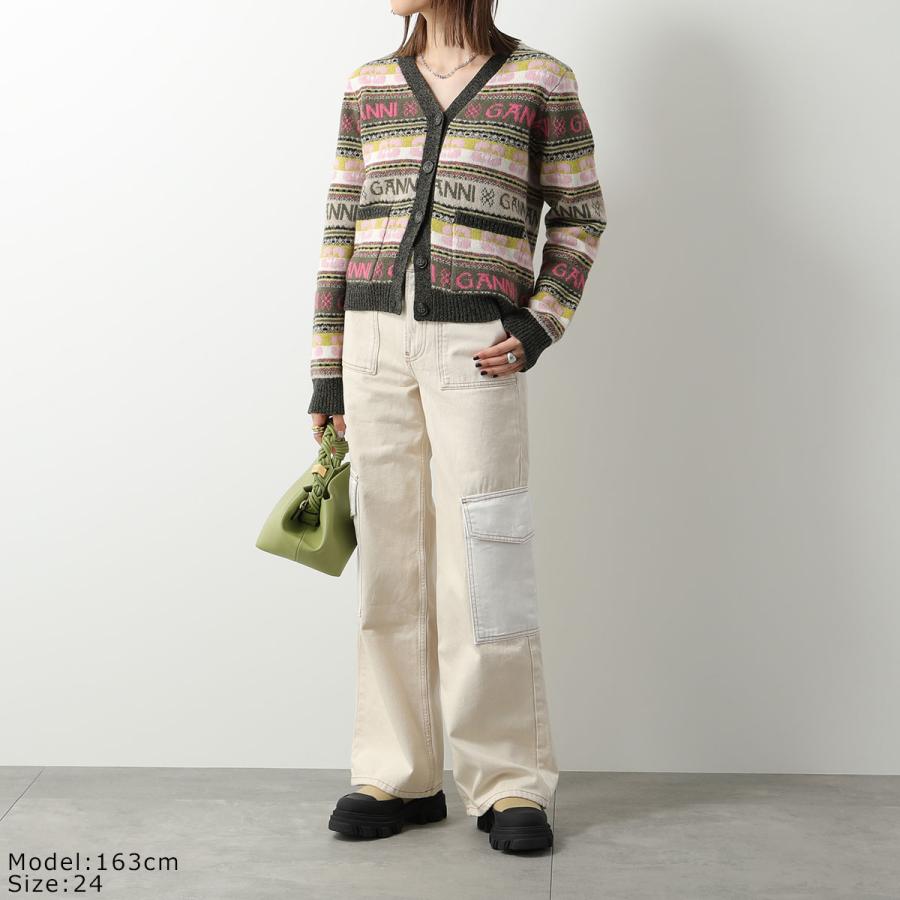 GANNI（ガニー） ジーンズ Ecru Denim Angi エクリュ デニム J1319