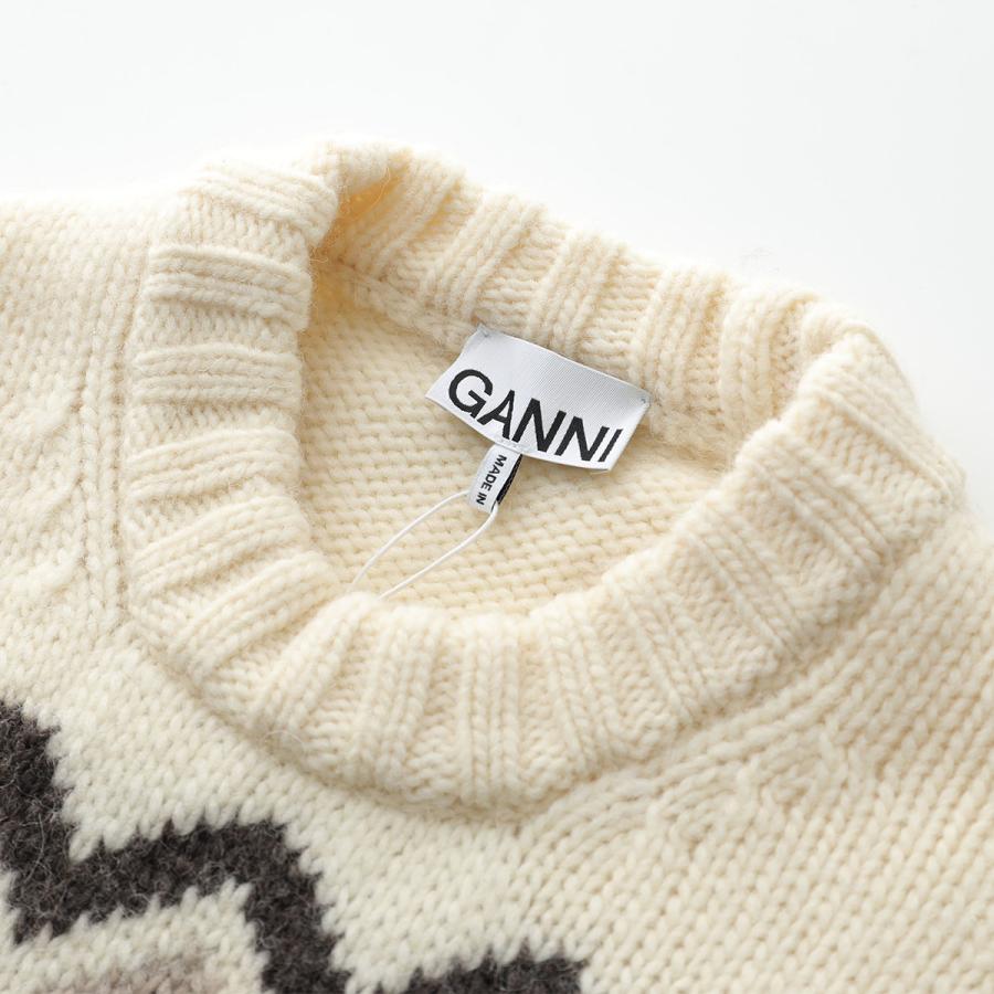 トップス GANNI Summer Lambswool Pullover XXS GANNI Summer Lambswool Pullover XXS Lambswool Summer GANNI