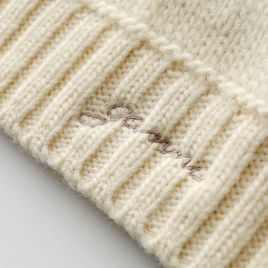 GANNI（ガニー） セーター Chunky Graphic Wool Cropped O-neck チャン