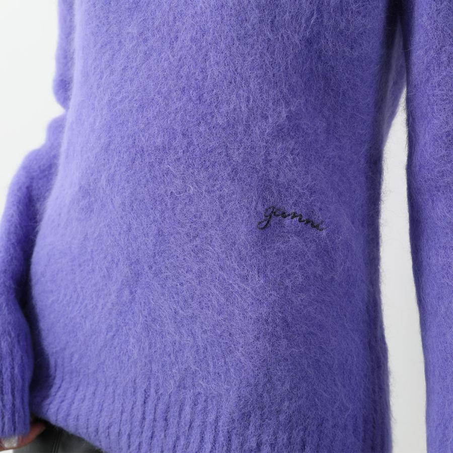 GANNI ガニー セーター Brushed Alpaca O-Neck ブラッシュ アルパカ O 