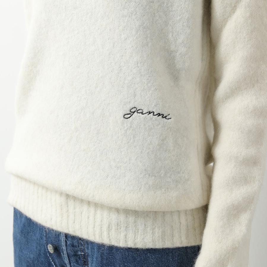 GANNI（ガニー） セーター Brushed Alpaca O-Neck ブラッシュ アルパカ