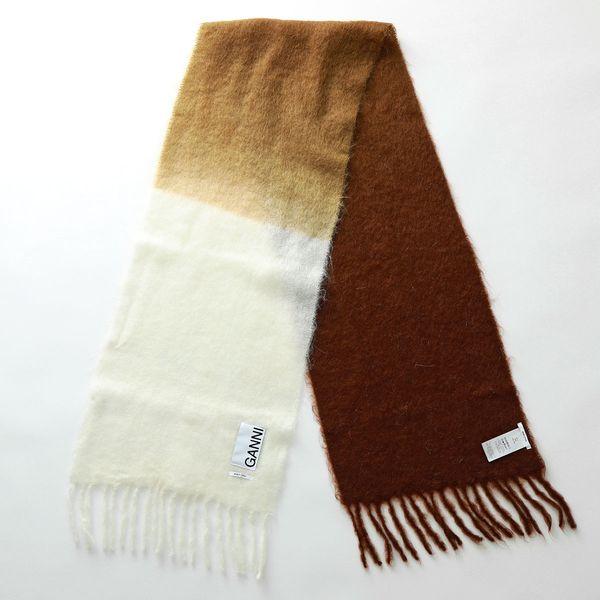 GANNI ガニー マフラー Mohair Gradient Scarf A5279 A5280 5895 GANNI ガニー マフラー Mohair Gradient Scarf A5279 A5280 5895